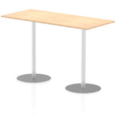 Dynamic Italia 1800 x 800mm Poseur Rectangular Table Maple Top 1145mm High Leg ITL0313 DD